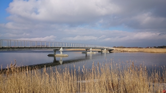 Brücke ringkobing Fjord Damm